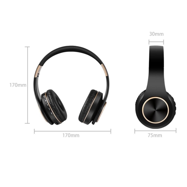 Trådbundna och trådlösa hörlurar Dual-Mode hörlurar SVART Black