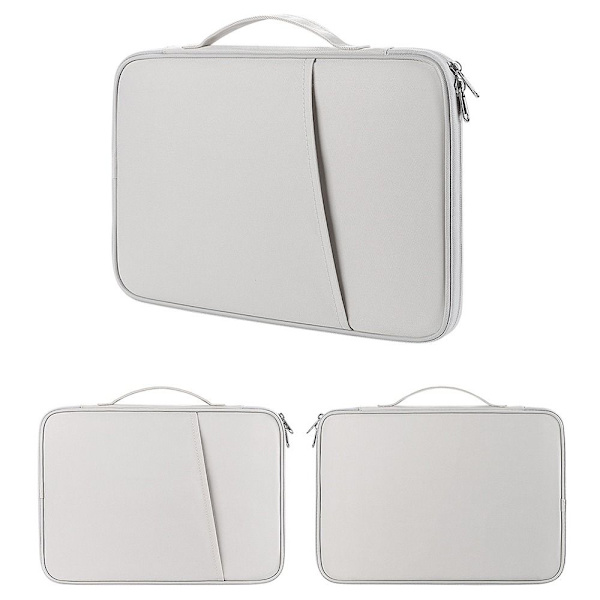 Handväska Tablet Sleeve Case LJUSGRÅ FÖR 12-13 TUM Light Grey For 12-13 inch