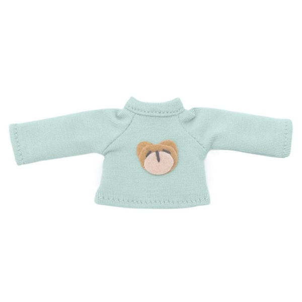 Cartoon Bear T-paita 1/11 Nukkepaita SININEN PITKÄHIHAINEN PITKÄ Blue Long Sleeve-Long Sleeve