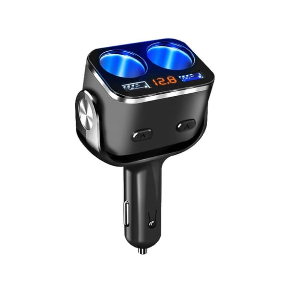 Dobbel USB-billader Hurtigladingsadapter Laderuttak