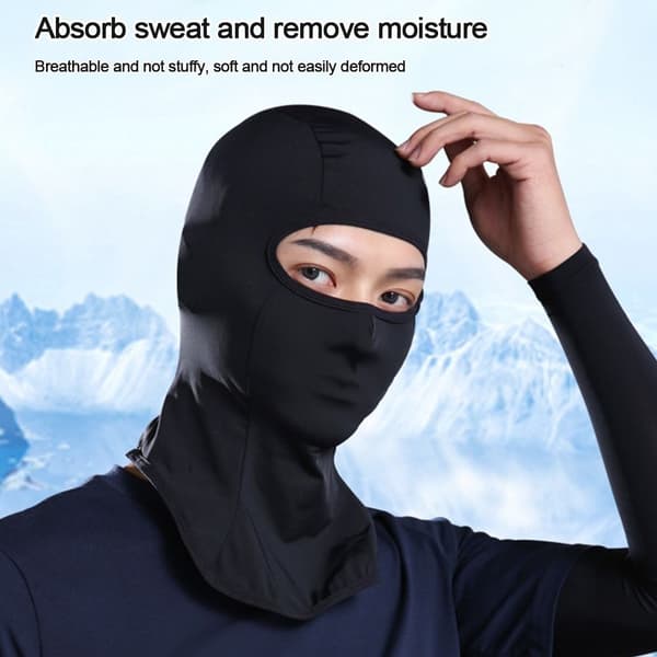 Full Face Cap Cycling Balaclava MUSTA black
