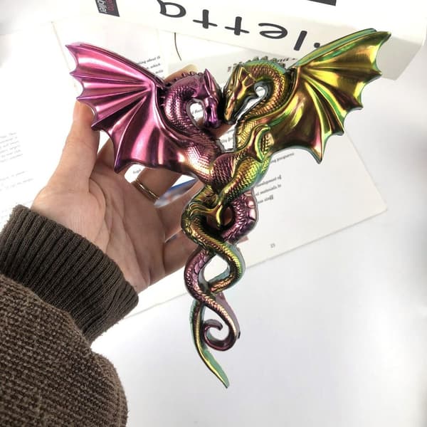 Lovers Dragon Silikoneform Harpiksforme Støbeform