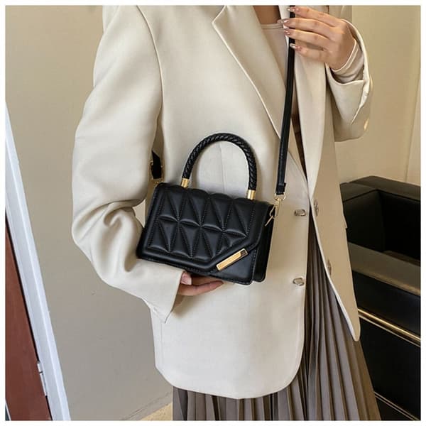 Messenger Axelväska Crossbody Väskor VIT white