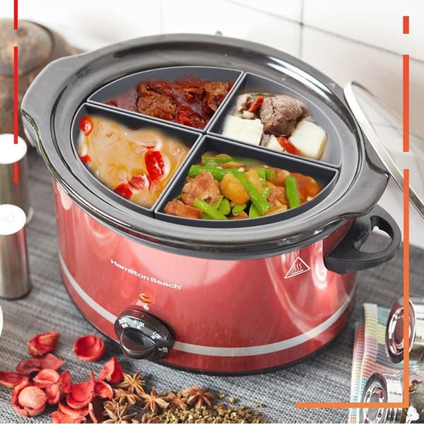 Slow Cooker Liners Slow Cooker Divider Liner HARMAA grey