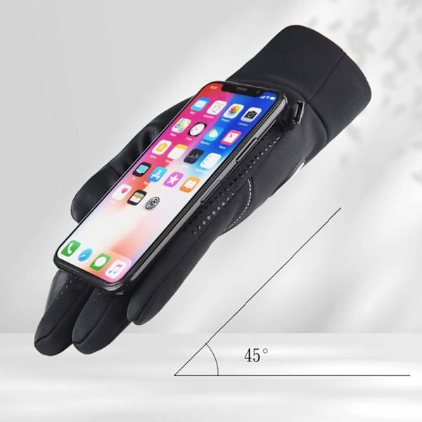 1 Par Full Finger Handsker Cykelhandsker SORT XLFLIP STYLE FLIP Black XLFlip style-Flip style