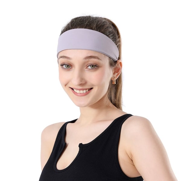 Fitness Pannband Stretch Svettband LJUSLILA Light Purple