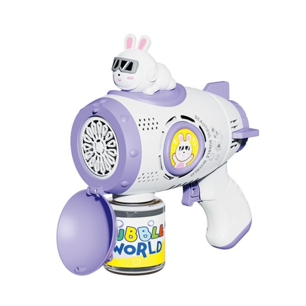 Bubble Gun Bubble Maker LILA INGEN BATTERI INGEN BATTERI purple No Battery-No Battery