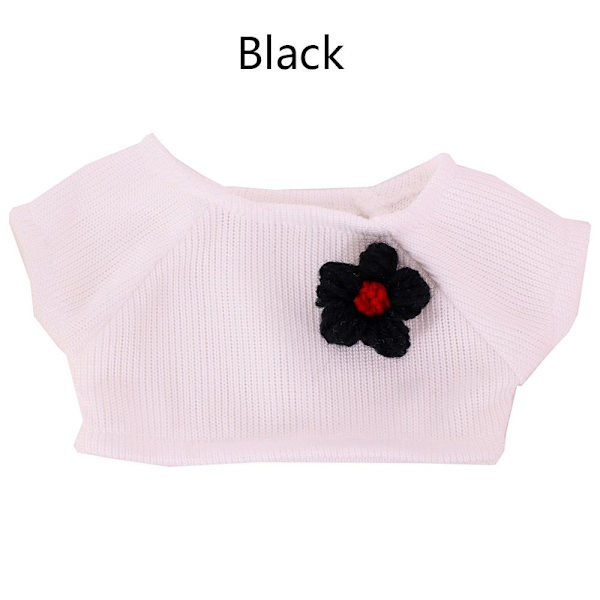 LaLafanfan Ankläder Blommor Dockkläder SVART black