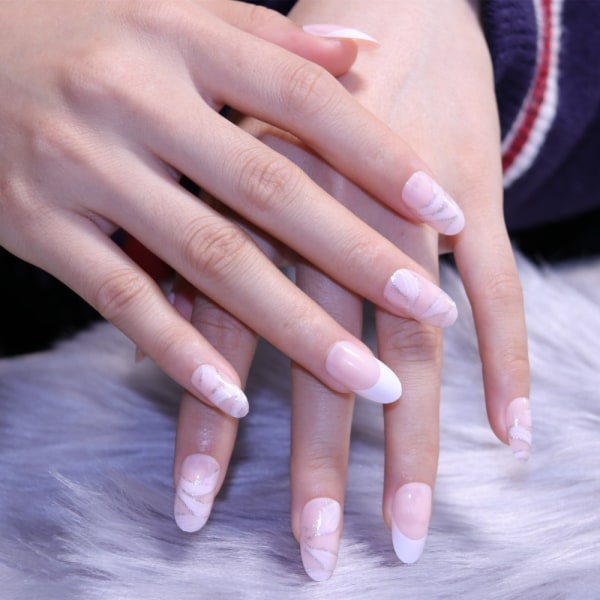 Almond Fake Nails Tekokynnet L18 L18 L18