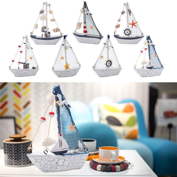 Segelbåtsmodell Seashell Ship Model 5 5 5