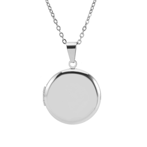2 kpl kaulakoru Photo Locket SILVER Silver