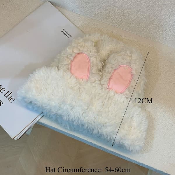 Plyschmössa Mössa ROSA pink