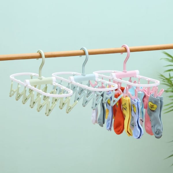 Folding Hanger Undertøy Sokker Clip ROSA pink