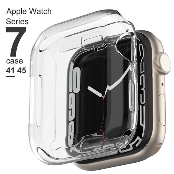 Cover för iWatch 7 TRANSPARENT CASE transparent 41mm