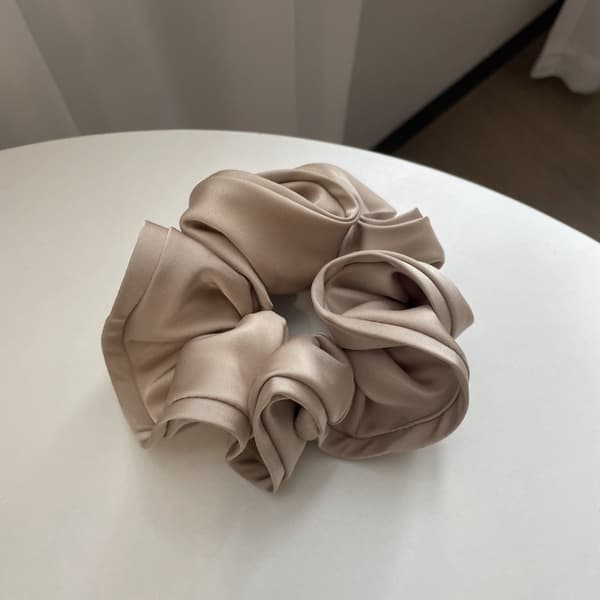 2 stk Elastiske hårbånd Oversized Scrunchies 8 8 8