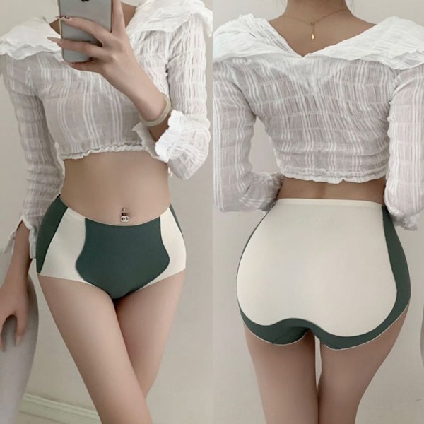 Hip Lifting Color Panel Alushousut Ice Silk Muotoilevat alushousut MUSTA L black L