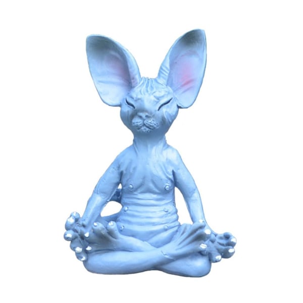Cat Meditate Statue Meditating Cat Statue STIL 4 STIL 4 Style 4