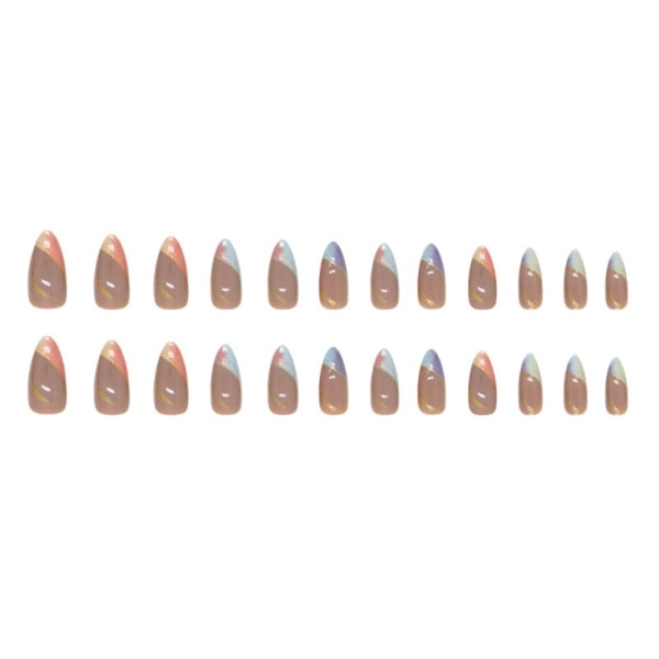 Almond Fake Nails False Nail W155 W155 W155