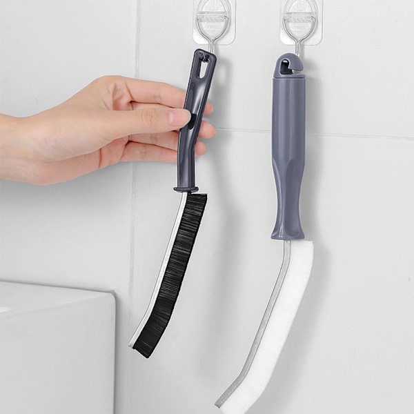 2st Gap Brush Cleaner Gap Cleaning Brush Lång slitsborste White 2PCs-2PCs