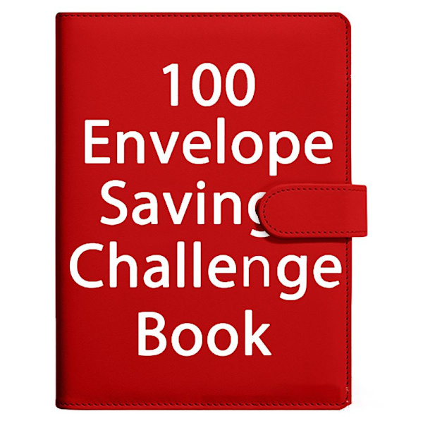 100 Kuvert Utmaning Pärm Kuvert Besparingsutmaningar red