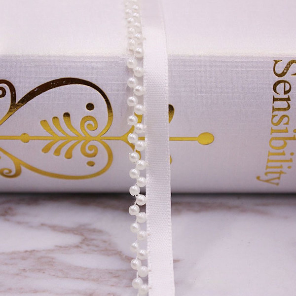 Håndsyet Pearl Pearl Braid Lace Ribbon 7 7