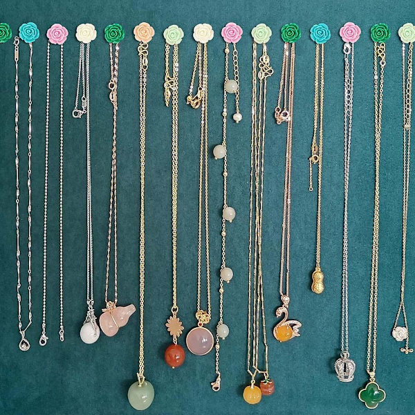 30 stk. Blomstertrykstifter Tommelfingerstifter Cork Board Pins