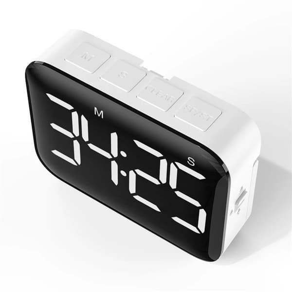 LED Digital Timer Nedräkning Väckarklocka Nedräkningstimer