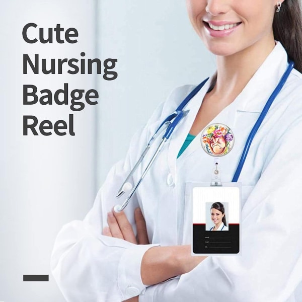 Badge Reel Infällbar Heavy Duty