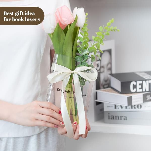 Akryl Bokvas Blomma Vas Unika Vasar