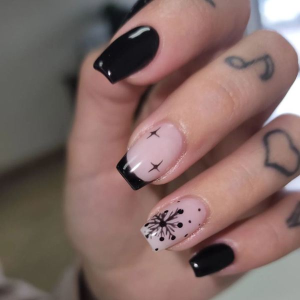 Christmas French Fake Nails False Nail Press on Nails