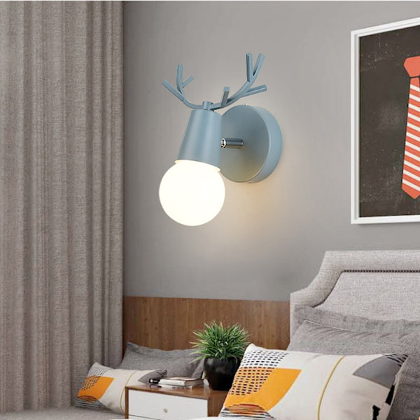 Antlers seinävalaisin VALKOINEN RAUTA white Iron-Iron