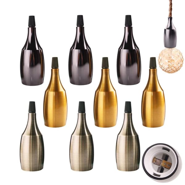 Edison E27 Lampeholder Industriel Lampe Sokkel BRONZE bronze