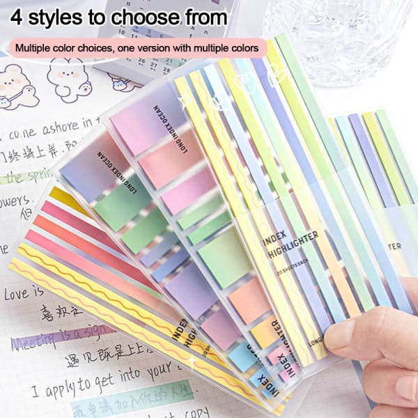 Sticky Notes Memo Pad Tabs A A A
