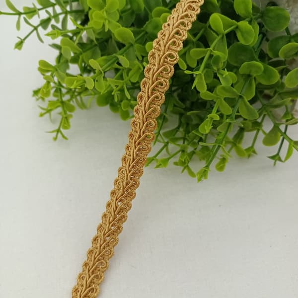 Gimp Braid Trim Vevd Stoff Trim Blondekant