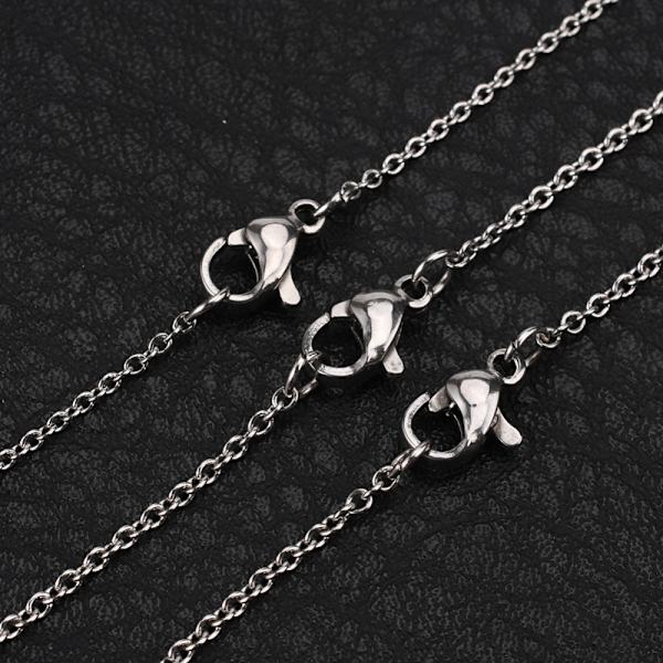 12 stk Halskæde Cross Chain Belagte snoede halskæder 12pcs