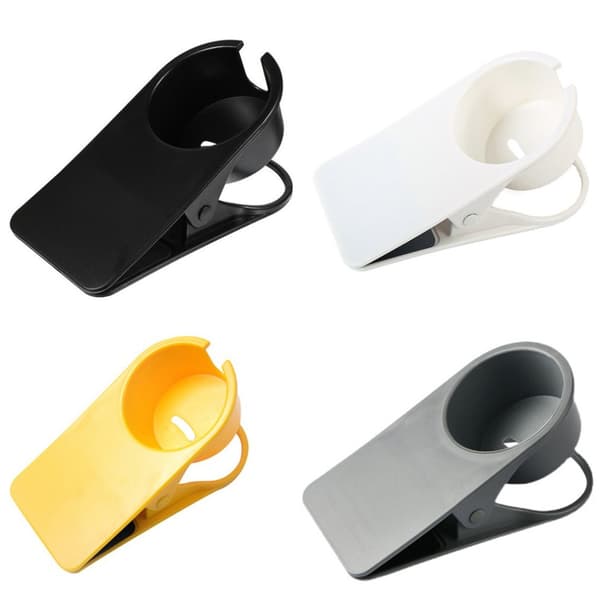 Bord Side Vandkophylde Kaffedrikkopholder SORT Black
