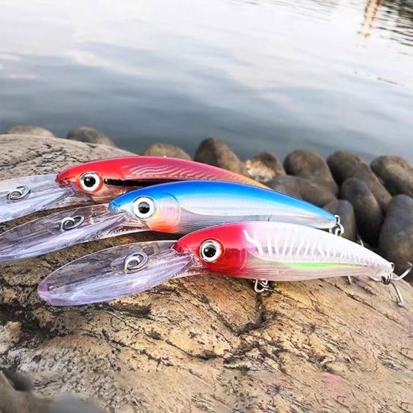 sjunkande Minnow Baits Fish Hooks I I I