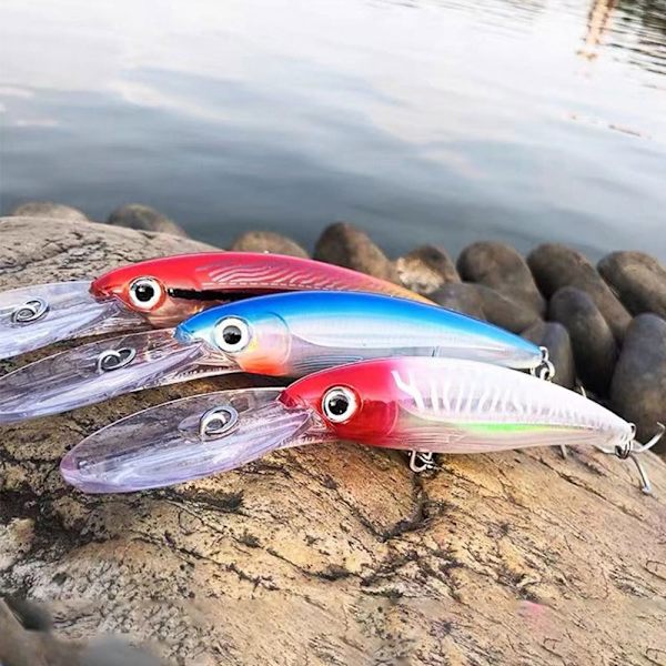 uppoava Minnow Baits Fish Hooks D D D