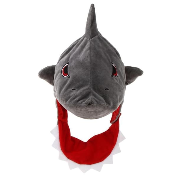 Shark Head Cover Shark Hat Plysj hodeplagg