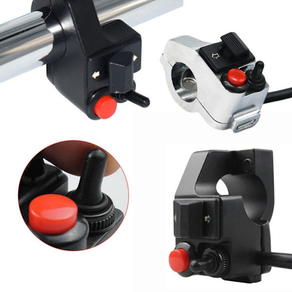 Motorcykel multifunktionskontakt Moto Light Controller SORT black