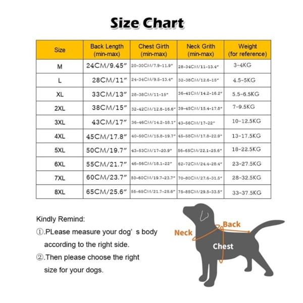 Koiran sadetakki koiran sadetakki 9XL 45-60KG 9XL 45-60KG 9XL 45-60kg