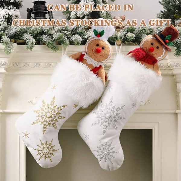Pepparkaksman Doll Jul Plysch Leg Dolls POJKE POJKE Boy