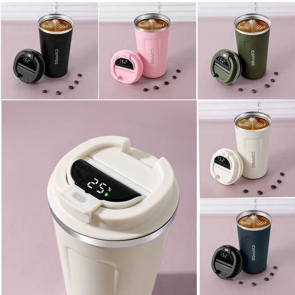 Kaffekrus Isolert kopp HVIT White