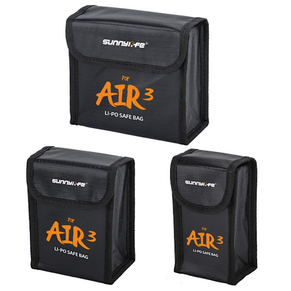 Batterioppbevaringspose Li-Po Safe Bag FOR TO BATTERIER FOR TO for two batteries