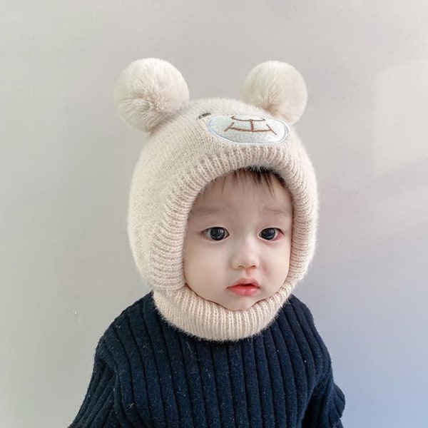 Baby strik hue Beanie Cap KHAKI khaki