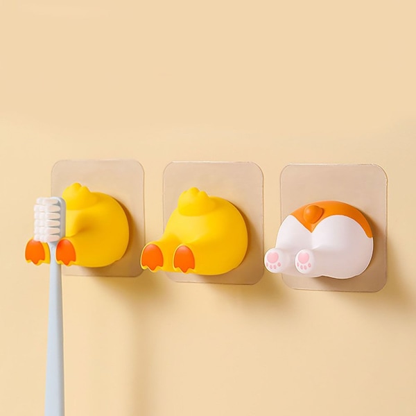 Liten krok Tecknad filmformad självhäftande krok DUCK DUCK Duck