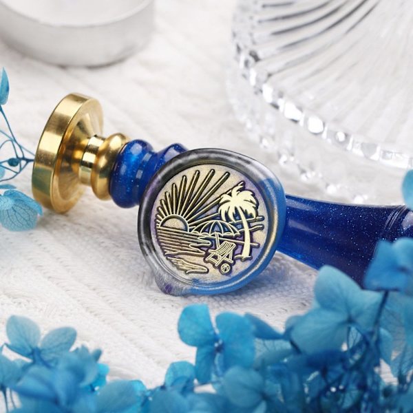 Seal Kobberhode Voks Seal Stempel 9 9 9