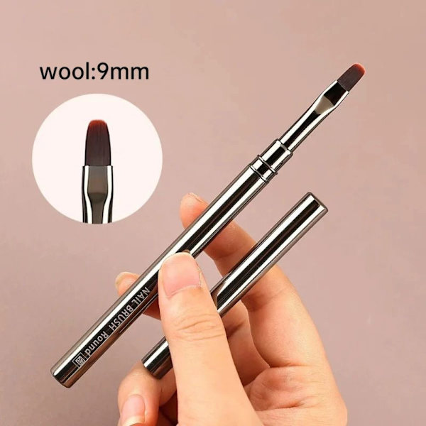 2st Nail Brush Nail Art Liner Borstar Penna RUND HUVUD RUND HUVUD Round Head