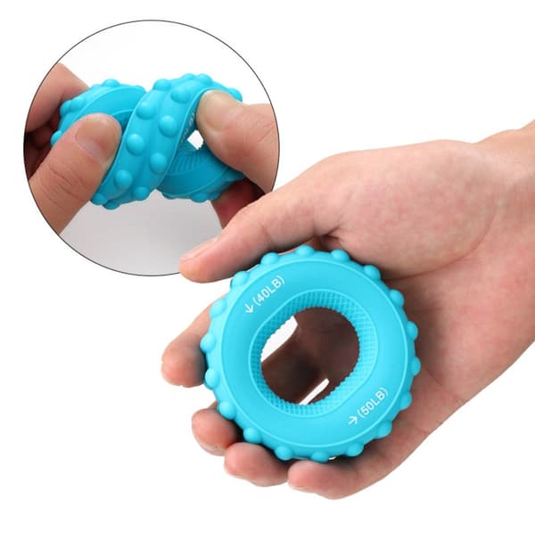 Grip Ring Trainer Fingerspenningssett BLÅ blue
