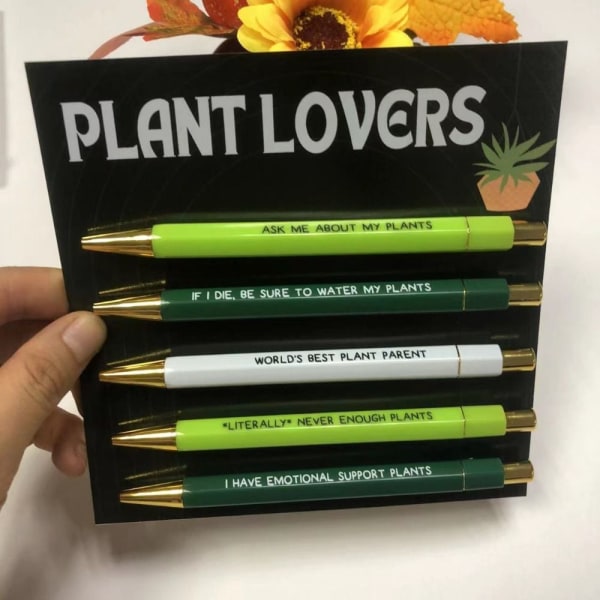 5st roliga pennor set PLANTS LOVERS PLANTS LOVERS Plants Lovers